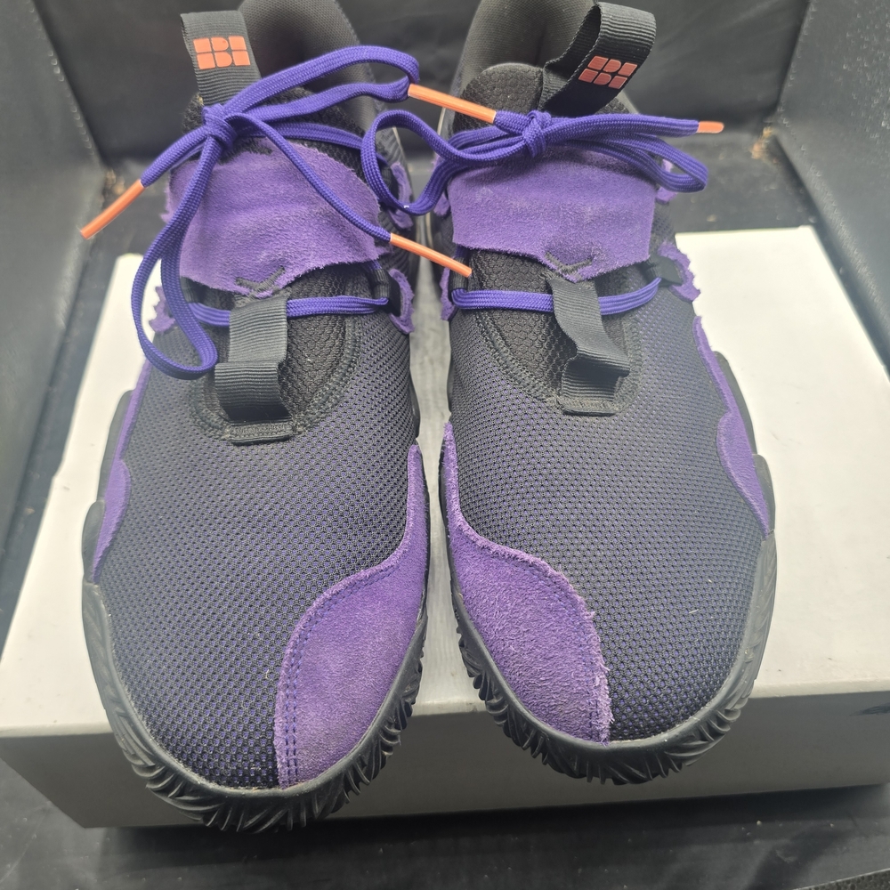 Adidas Black and Purple Athletic Shoes